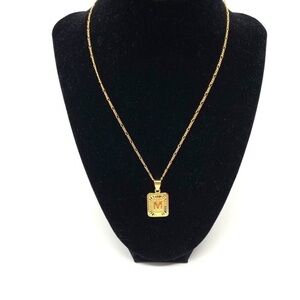 Bracha M Initial Card Necklace Alphabet
Personalized Trending